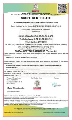 Scope Certificate_GRS_HAINING SHANGCHENG TEXTILE CO., LTD_Mar-18-2025_BVCPS_1